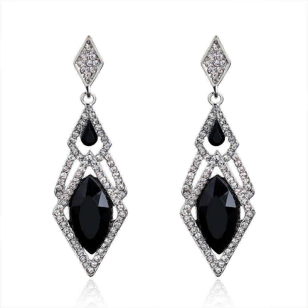Женские блестящие классические длинные серьги с каплями воды, роскошные свадебные украшения для невесты чёрный
Женские блестящие классические длинные серьги с каплями воды, роскошные свадебные украшения для невесты чёрный