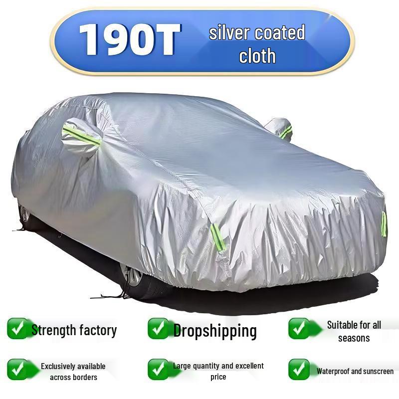 All-Season 190T Single-Layer Car Cover: Thick Sun & Rain Protection M (Sedan 4.3-4.5m)
All-Season 190T Single-Layer Car Cover: Thick Sun & Rain Protection M (Sedan 4.3-4.5m)