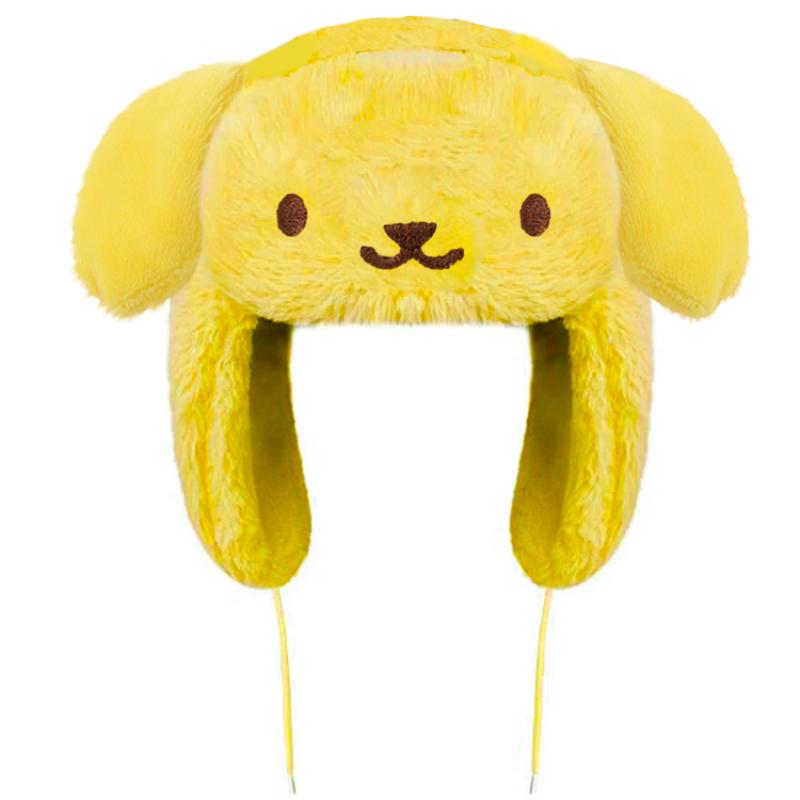 Европейская и американская мода осень-зима желтая собака мультфильм защита ушей, теплая и холодная шапка Lei Feng OneSize жёлтый
