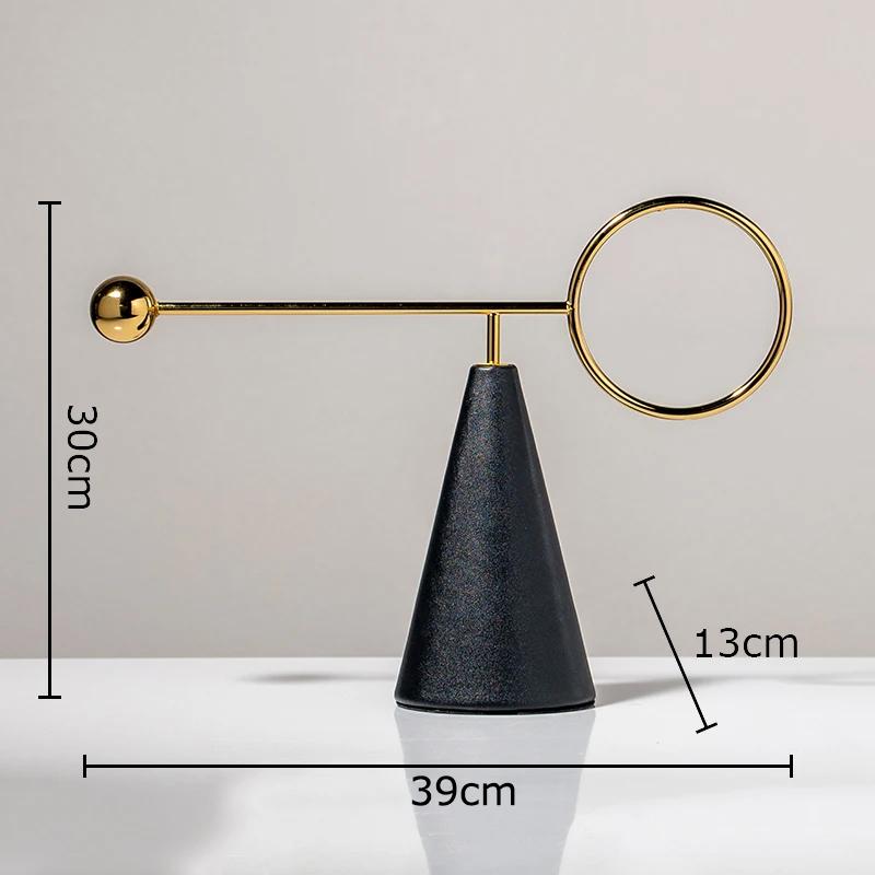 Geometric Stabilizer Rod Ornaments Desk Decoration Minimalism Metal Geometric Sculpture Modern Crafts Room Aesthetic Decor чорний
Geometric Stabilizer Rod Ornaments Desk Decoration Minimalism Metal Geometric Sculpture Modern Crafts Room Aesthetic Decor чорний