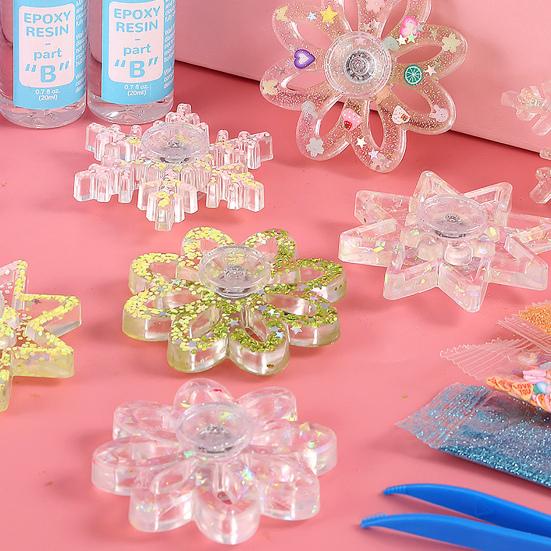 1 комплект DIY игрушка-спиннер карманного размера из искусственного кристалла с клеем Снежинка-спиннер с вращением на 360 градусов
1 комплект DIY игрушка-спиннер карманного размера из искусственного кристалла с клеем Снежинка-спиннер с вращением на 360 градусов