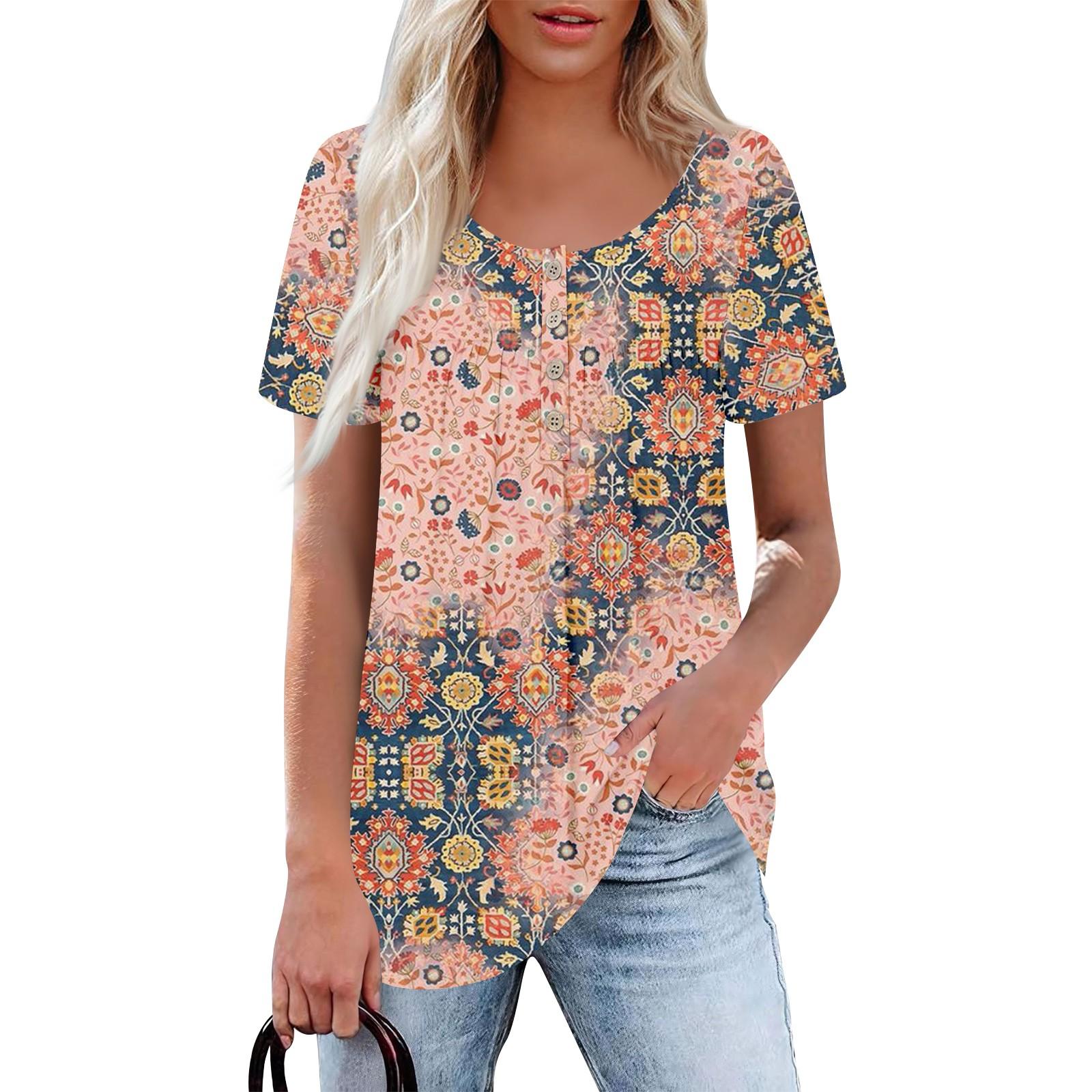 Women s Casual Round Neck Short Sleeve Button Down Collar Chest Ruffle Color Top M рожевий колір золота
Women s Casual Round Neck Short Sleeve Button Down Collar Chest Ruffle Color Top M рожевий колір золота