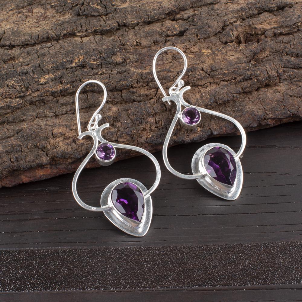 African Amethyst Gemstone Jewelry, 925 Sterling Silver Earrings, Silver Attractive Earrings, Amazing Amethyst Jewelry For Gift 2.2 Inches фиолетовый
African Amethyst Gemstone Jewelry, 925 Sterling Silver Earrings, Silver Attractive Earrings, Amazing Amethyst Jewelry For Gift 2.2 Inches фиолетовый