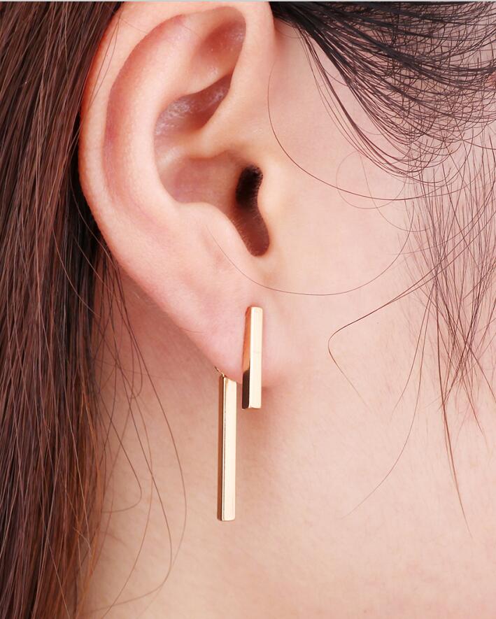 SMJEL New Fashion Simple T Bar Drop Earring for Women Geometric Ear Jacket Earrings Wedding Gifts S140
SMJEL New Fashion Simple T Bar Drop Earring for Women Geometric Ear Jacket Earrings Wedding Gifts S140
