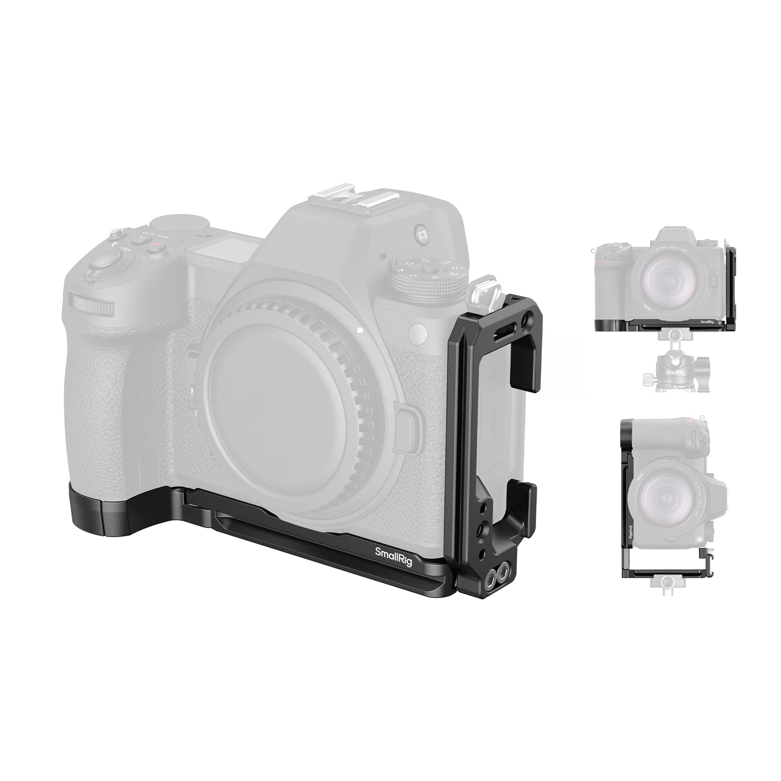 L-shaped plate for SmallRig Z 6III Compatible with Nikon L bracket for Arca-Swiss, 14 inch-20 screw hole, QD socket, cold shoe mount, support
L-shaped plate for SmallRig Z 6III Compatible with Nikon L bracket for Arca-Swiss, 14 inch-20 screw hole, QD socket, cold shoe mount, support