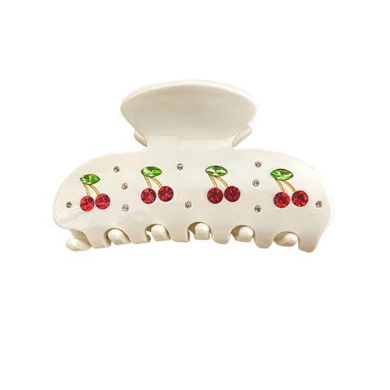 Hair Clip Sparkling Rhinestones Inlaid Cherry Decorative Pattern Back Head Hair Claw Large Wide Tooth Design Smooth Large Shark Clip белый
Hair Clip Sparkling Rhinestones Inlaid Cherry Decorative Pattern Back Head Hair Claw Large Wide Tooth Design Smooth Large Shark Clip белый