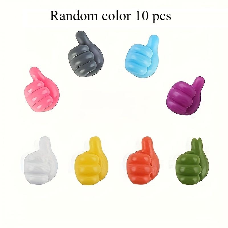 10 шт. Универсальный органайзер для кабелей на приборную панель автомобиля, разноцветные крючки в виде большого пальца вверх, многофункциональные самоклеящиеся зажимы для кабелей 10pcs
10 шт. Универсальный органайзер для кабелей на приборную панель автомобиля, разноцветные крючки в виде большого пальца вверх, многофункциональные самоклеящиеся зажимы для кабелей 10pcs