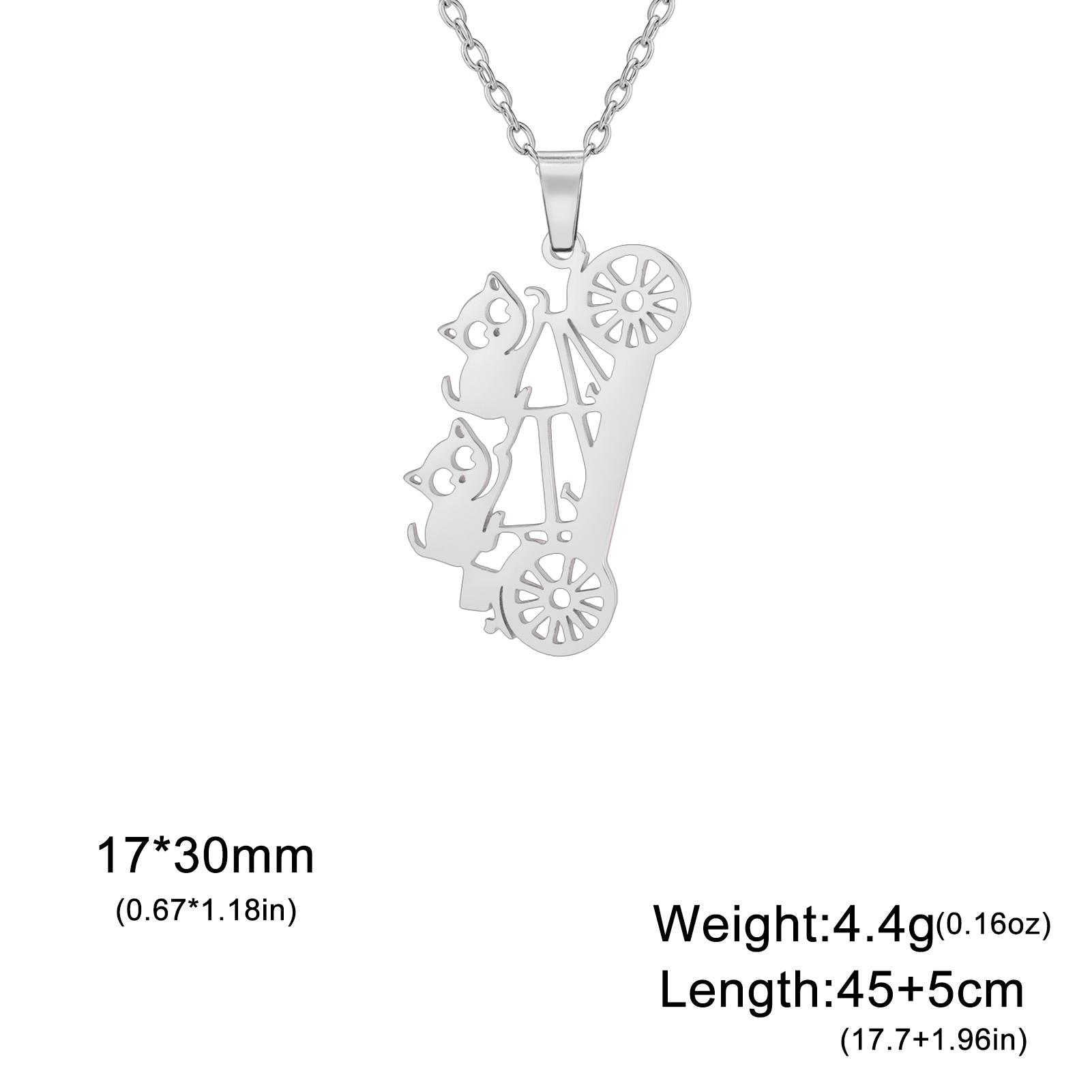 Cazador Stainless Steel Cute Cycling Raccoon Procyon Lotor Necklace for Women Animal Neck Chain Jewelry Mother s Day Gift
Cazador Stainless Steel Cute Cycling Raccoon Procyon Lotor Necklace for Women Animal Neck Chain Jewelry Mother s Day Gift