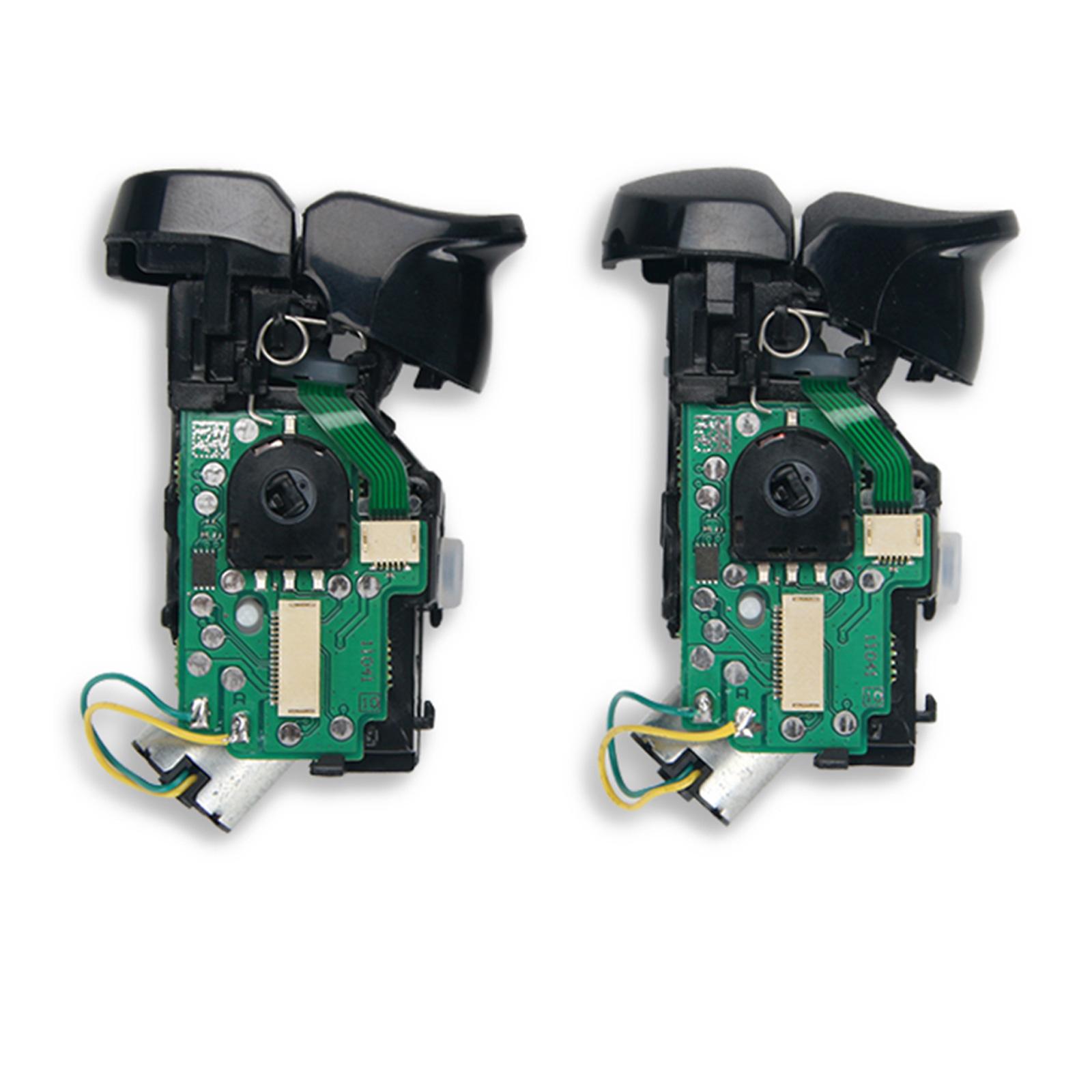 Модуль триггеров в сборе для игрового контроллера L2 R2, левая и правая триггерные кнопки с заменой вибрационного двигателя