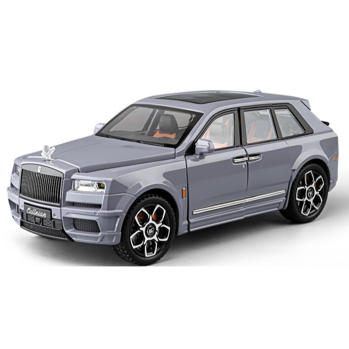 1/20 Rolls Royce Cullinan Luxury Off Road SUV Alloy Metal Diecast Model Car Toy Vehicles Miniature Scale Model Car Toys for Kids сірий
1/20 Rolls Royce Cullinan Luxury Off Road SUV Alloy Metal Diecast Model Car Toy Vehicles Miniature Scale Model Car Toys for Kids сірий