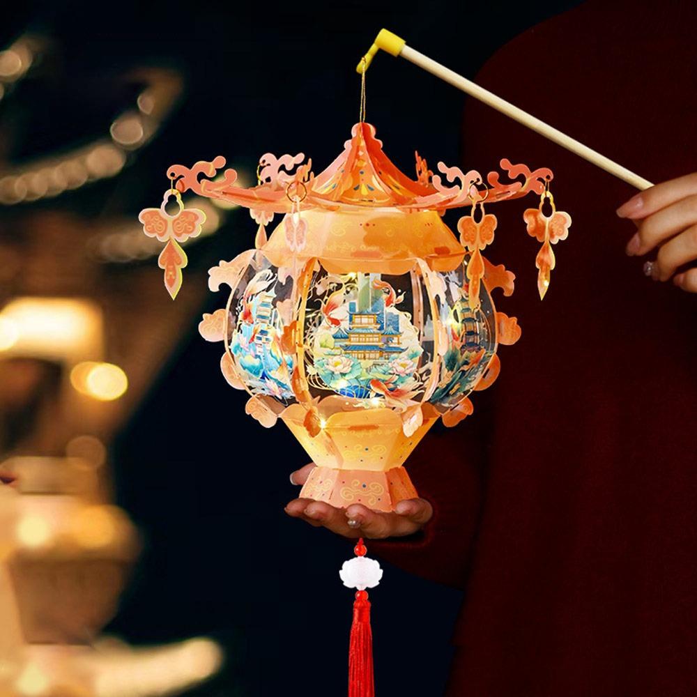 DIY Material Package Mid-Autumn Festival Lantern Kit Glowing Lantern Festival Celebration помаранчевий
DIY Material Package Mid-Autumn Festival Lantern Kit Glowing Lantern Festival Celebration помаранчевий