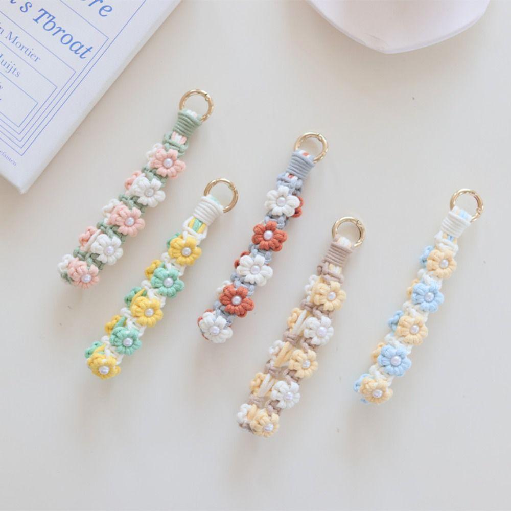 Phone Wristband Woven Daisy Flower Hanging Chain Colorful Bohemian Key Fob Strap Hanging Accessory style2
Phone Wristband Woven Daisy Flower Hanging Chain Colorful Bohemian Key Fob Strap Hanging Accessory style2