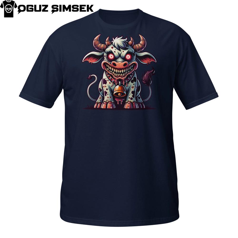 Demonic Cow T-Shirt | Crazy Bell Beast with Bloody Smile | Horror Farm Tee S
Demonic Cow T-Shirt | Crazy Bell Beast with Bloody Smile | Horror Farm Tee S
