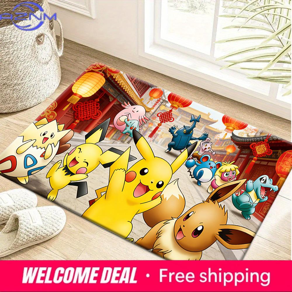 Pokemon Chinese New Year Festival Print Non-slip Doormat, Soft Absorbent Floor Rug for Home Decor 40cm x 60cm
Pokemon Chinese New Year Festival Print Non-slip Doormat, Soft Absorbent Floor Rug for Home Decor 40cm x 60cm