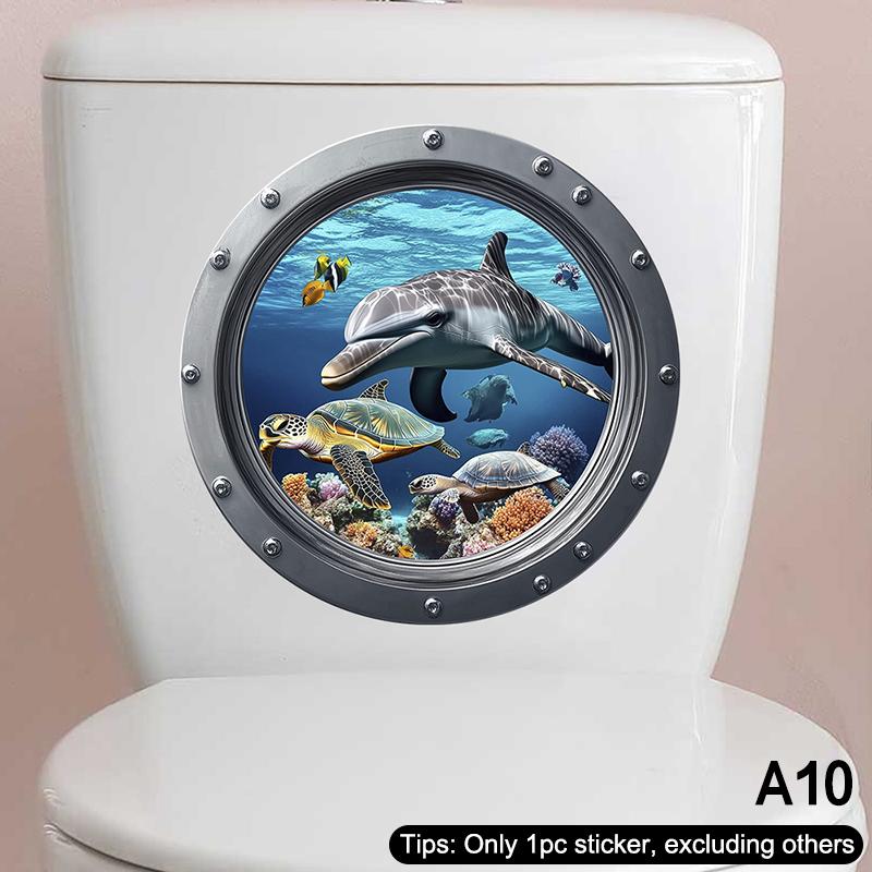 NEW Underwater World Toilet Sticker Ocean Animals Wall Sticker Self-Adhesive Removable Waterproof Bathroom Decals Home Decor
NEW Underwater World Toilet Sticker Ocean Animals Wall Sticker Self-Adhesive Removable Waterproof Bathroom Decals Home Decor