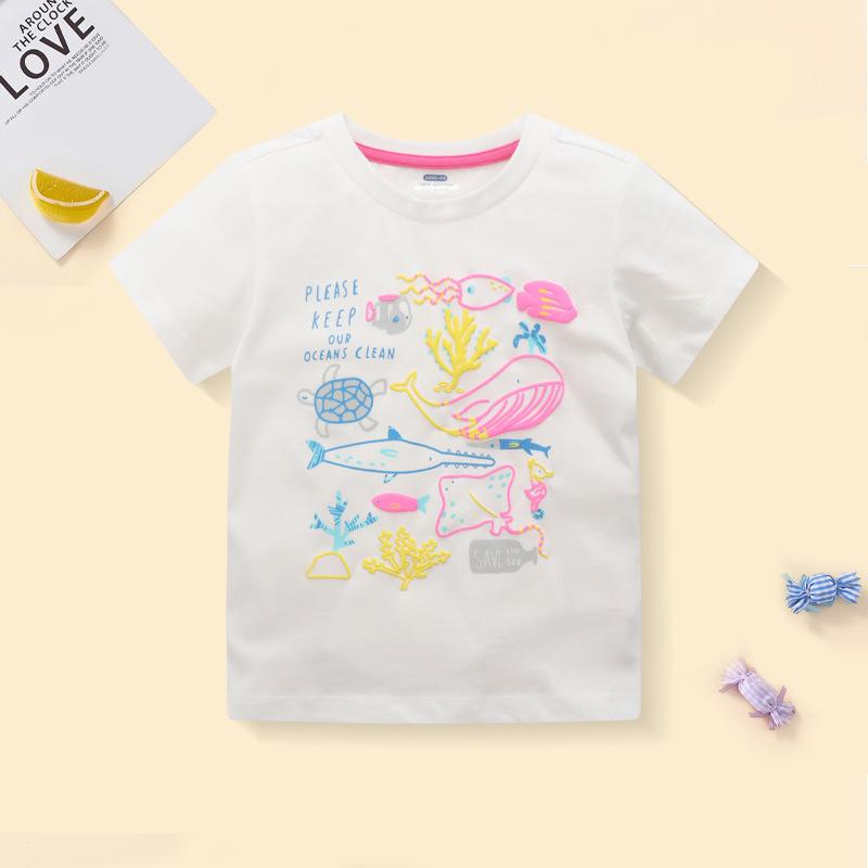 Летняя Новая Белая Футболка с Коротким Рукавом для Девочек Мультяшное Животное Детский Короткий Рукав Милая Мода для Маленьких Детей 140cm(8Y) белый
Летняя Новая Белая Футболка с Коротким Рукавом для Девочек Мультяшное Животное Детский Короткий Рукав Милая Мода для Маленьких Детей 140cm(8Y) белый