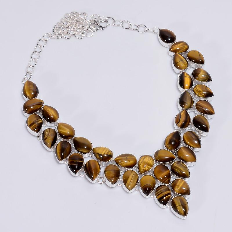 Mind Blowing Top Grade Qualite 100% Natural Tiger Eye Pear Shape Ethnic Handmade Jewelry 925 Steling Silver Necklace 18 WSJ-4734 срібний
Mind Blowing Top Grade Qualite 100% Natural Tiger Eye Pear Shape Ethnic Handmade Jewelry 925 Steling Silver Necklace 18 WSJ-4734 срібний