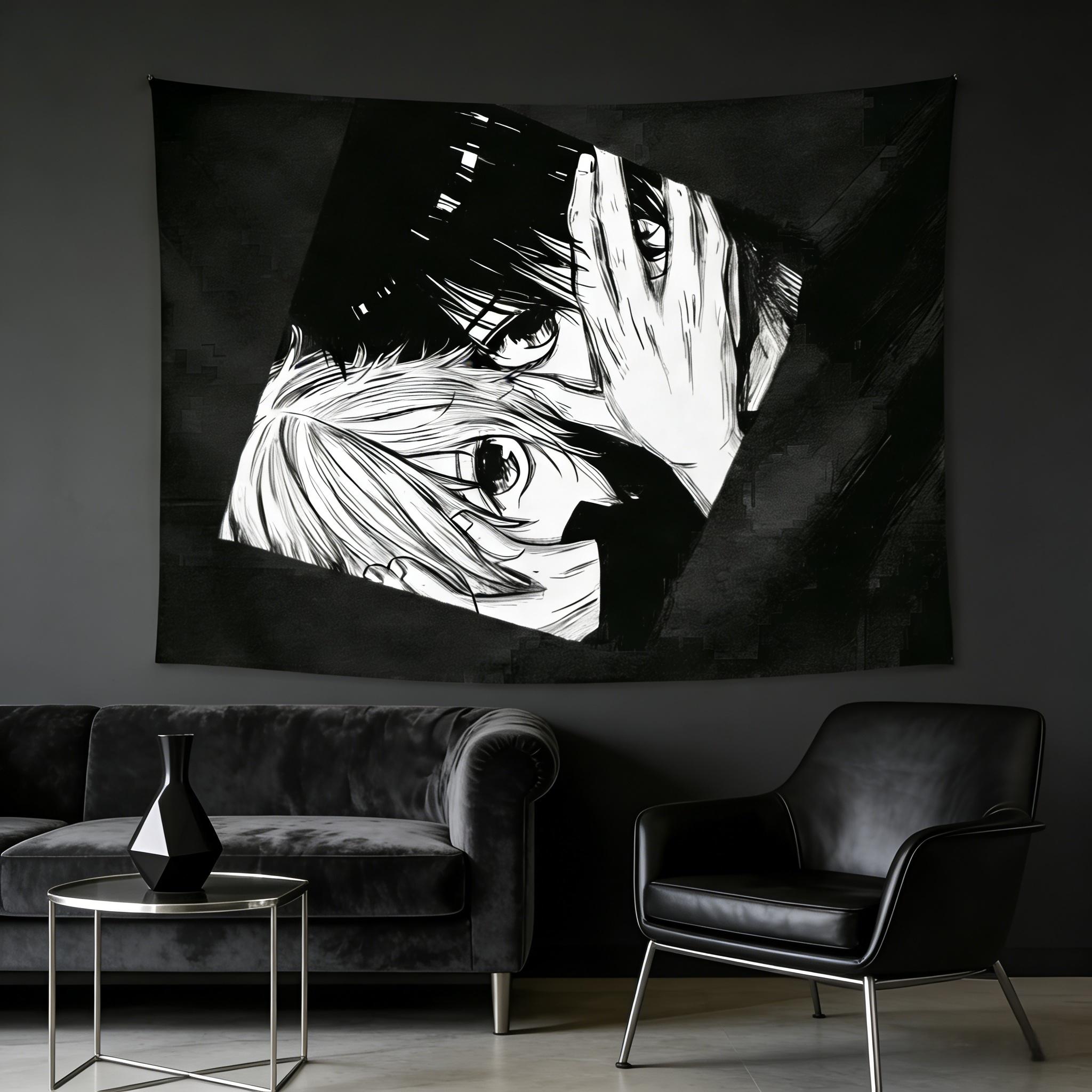 Dark Aesthetic Wall Tapestry for Teen Room Grunge Ins Style Gothic Decor for Boys Bedroom Feature Wall 74x94cm(29x37in)
Dark Aesthetic Wall Tapestry for Teen Room Grunge Ins Style Gothic Decor for Boys Bedroom Feature Wall 74x94cm(29x37in)