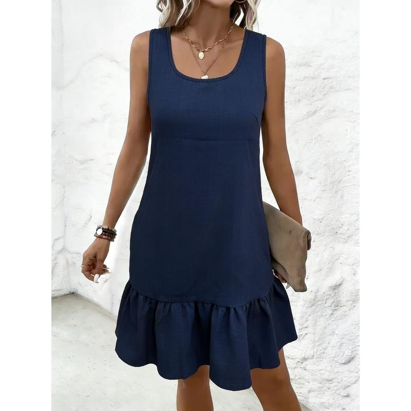 New Sleeveless Vest Dress Elegant Women XXL Темно-синій
New Sleeveless Vest Dress Elegant Women XXL Темно-синій