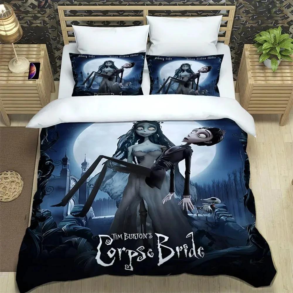 Corpse Bride cartoon Bedding Sets exquisite bed supplies set duvet cover bed comforter set bedding set luxury birthday gift 135x200cm
Corpse Bride cartoon Bedding Sets exquisite bed supplies set duvet cover bed comforter set bedding set luxury birthday gift 135x200cm