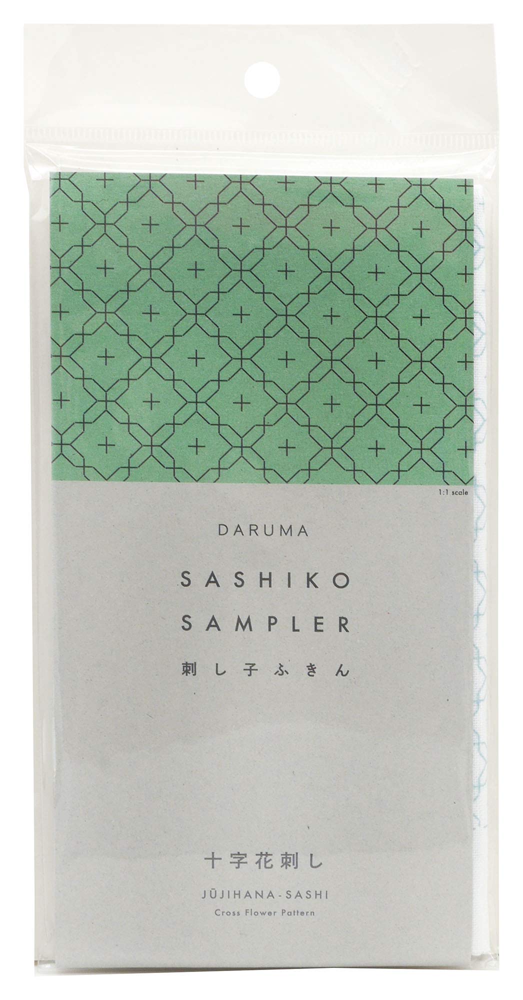 Ткань для сашико Yokota Daruma Ткань для сашико - предварительно напечатанный образец сашико - белый с инструкцией на английском языке внутри (Белая ДЖУДЖИХАНА)
Ткань для сашико Yokota Daruma Ткань для сашико - предварительно напечатанный образец сашико - белый с инструкцией на английском языке внутри (Белая ДЖУДЖИХАНА)