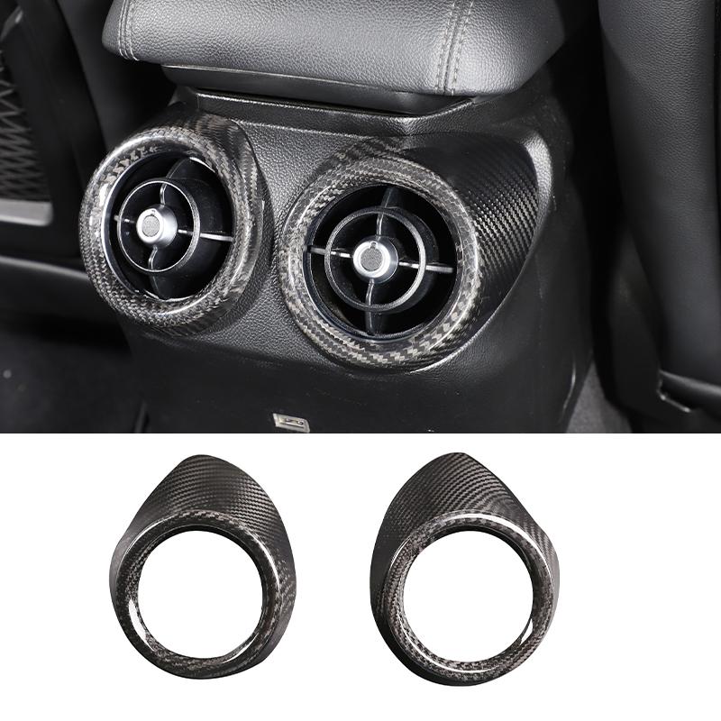 Real Carbon Fiber For Alfa Romeo Giulia 2017-2020 Car Rear Row Air Conditioning Vent Outlet Cover Trim Auto Interior Accessories
Real Carbon Fiber For Alfa Romeo Giulia 2017-2020 Car Rear Row Air Conditioning Vent Outlet Cover Trim Auto Interior Accessories