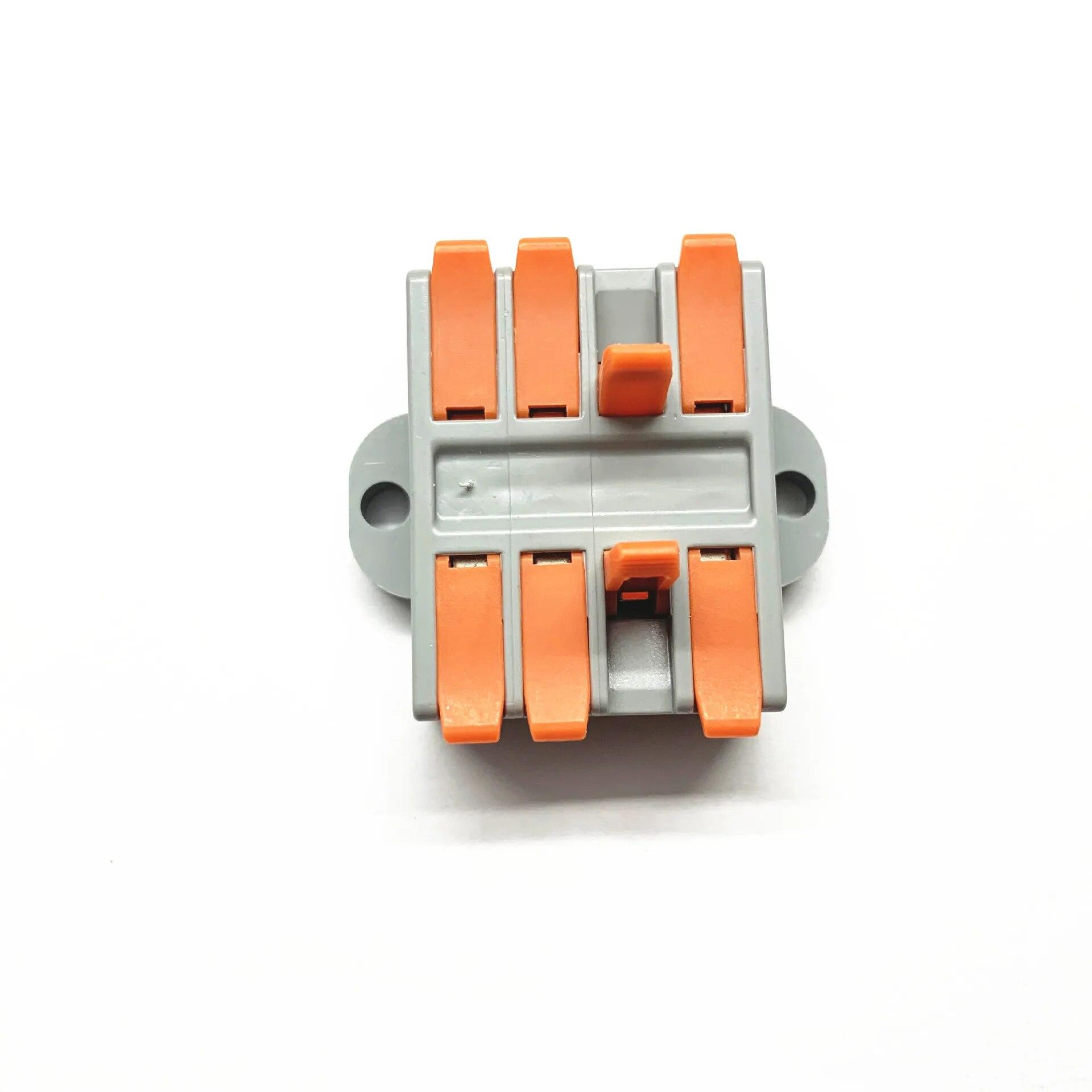 5PCS 4 in 4 out /5 in 5 out Quick Terminal Block Mini Quick Connection Terminal Home Improvement Lamps Docking Terminal
5PCS 4 in 4 out /5 in 5 out Quick Terminal Block Mini Quick Connection Terminal Home Improvement Lamps Docking Terminal