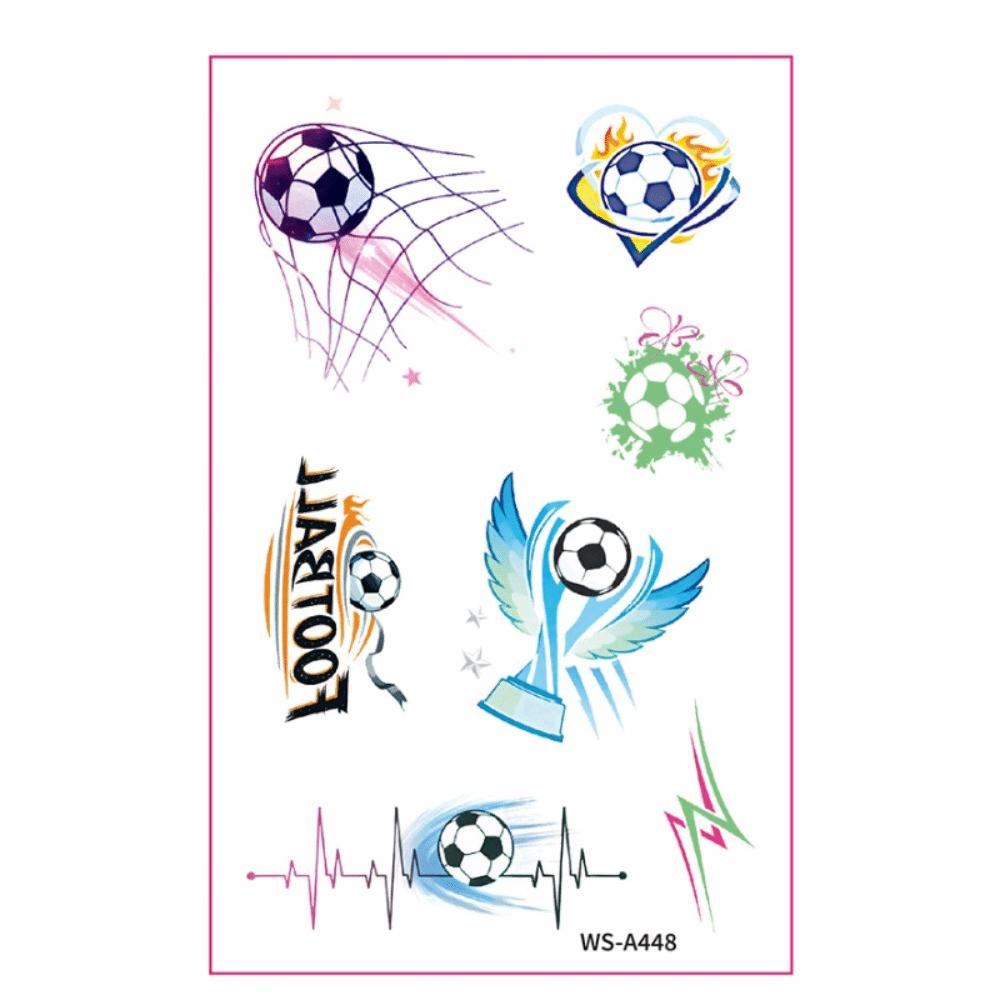 Watercolor Soccer Them Temporary Tattoos Gradient Body Stickers Celebrating Style 8
Watercolor Soccer Them Temporary Tattoos Gradient Body Stickers Celebrating Style 8
