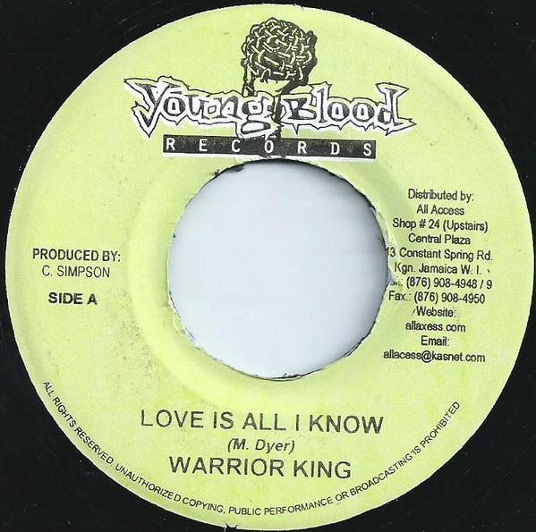 7-дюймовая пластинка WARRIOR KING - Love Is All I Know NONE Young Blood Rec 2004 Ямайка Регги, Ска и Даб Б/У
7-дюймовая пластинка WARRIOR KING - Love Is All I Know NONE Young Blood Rec 2004 Ямайка Регги, Ска и Даб Б/У