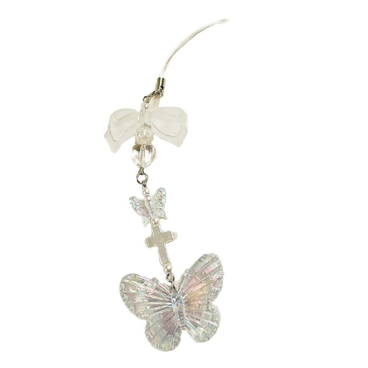 Acrylic Butterfly Keychain Fashionable Phone Charm for Smartphones Versatile Use and Fashionable Bag Charm Ornament 1 білий
Acrylic Butterfly Keychain Fashionable Phone Charm for Smartphones Versatile Use and Fashionable Bag Charm Ornament 1 білий