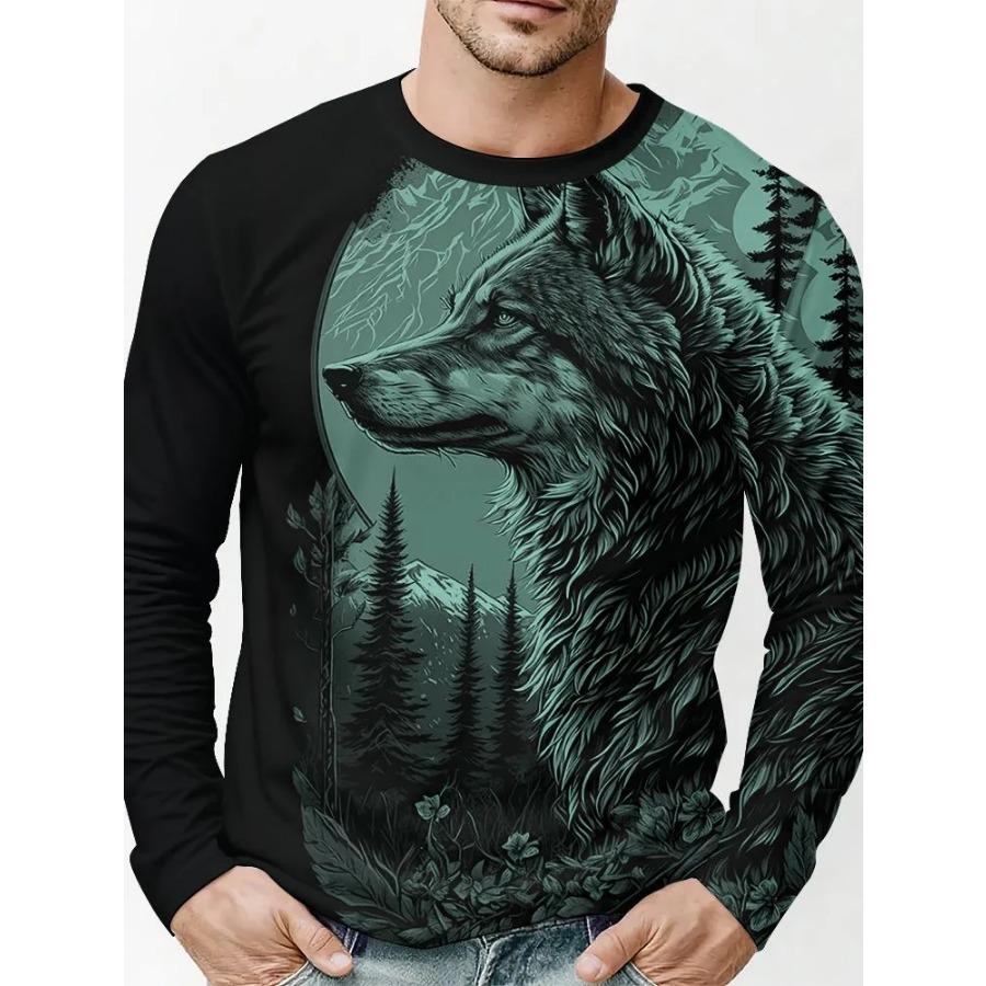 Футболка мужская с принтом узора тигра и волка, с длинным рукавом, для отдыха, 3D, полиэстер 6XL
Футболка мужская с принтом узора тигра и волка, с длинным рукавом, для отдыха, 3D, полиэстер 6XL