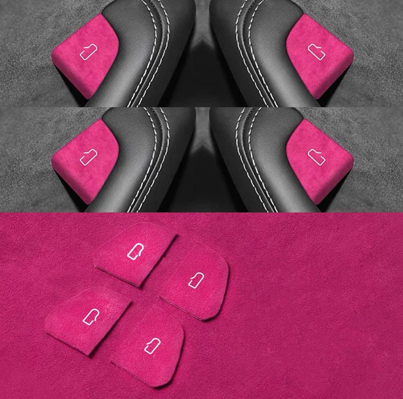 Suitable for Tesla Model 3 Refresh Interior Accessories Door Switch Button Cover Suede Sticker Modification Trim рожевий червоний колір
Suitable for Tesla Model 3 Refresh Interior Accessories Door Switch Button Cover Suede Sticker Modification Trim рожевий червоний колір