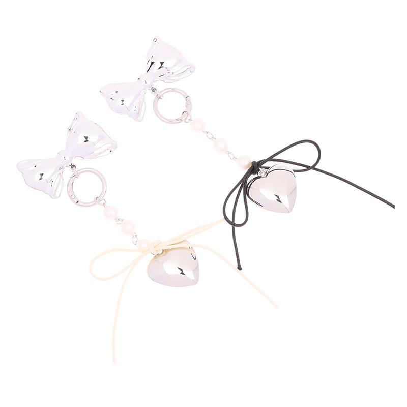 Trendy Love Heart Bowknot Keyring Metal Keychain Simple Ins Style Key Holder Bag Pendant Decoration For Girl Gifts
Trendy Love Heart Bowknot Keyring Metal Keychain Simple Ins Style Key Holder Bag Pendant Decoration For Girl Gifts