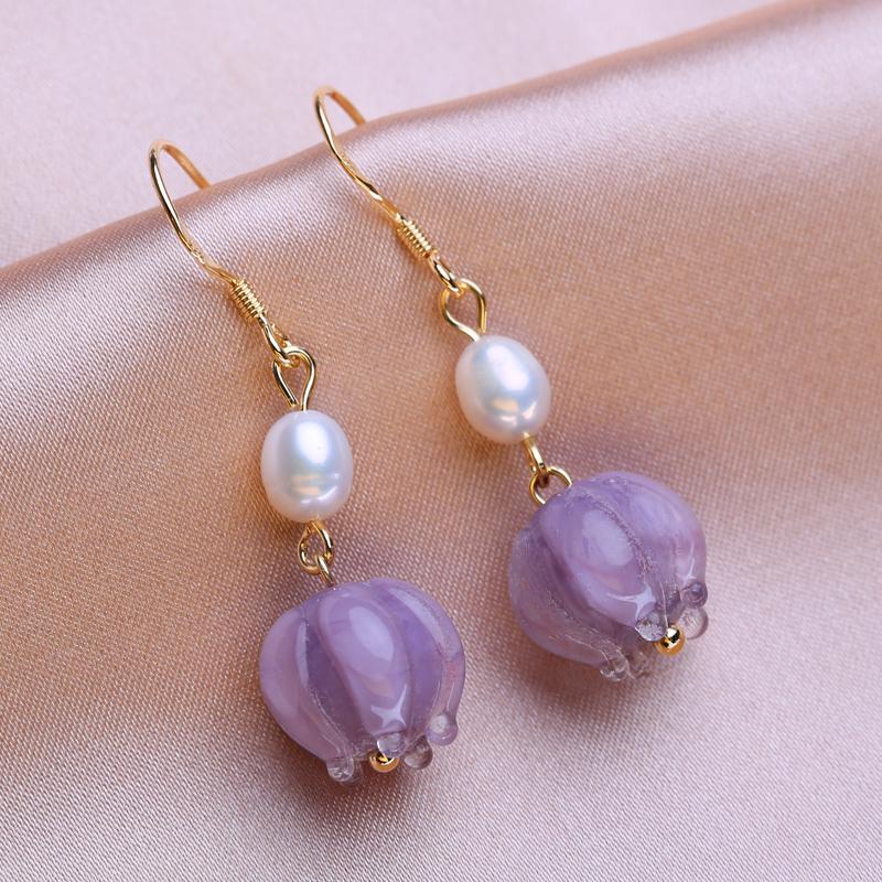 KNIKOO синие и фиолетовые серьги-капли с цветком для женщин, модные серьги с натуральным пресноводным жемчугом, ювелирные изделия для свадебной вечеринки, подарки фиолетовый
KNIKOO синие и фиолетовые серьги-капли с цветком для женщин, модные серьги с натуральным пресноводным жемчугом, ювелирные изделия для свадебной вечеринки, подарки фиолетовый