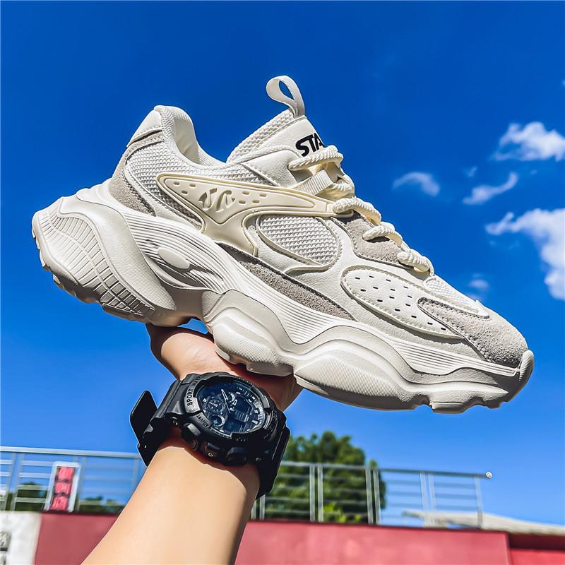 Men s shoes 2024 new autumn Hong Kong style mesh sports casual running shoes platform dad shoes fashion versatile trendy shoes 39
Men s shoes 2024 new autumn Hong Kong style mesh sports casual running shoes platform dad shoes fashion versatile trendy shoes 39