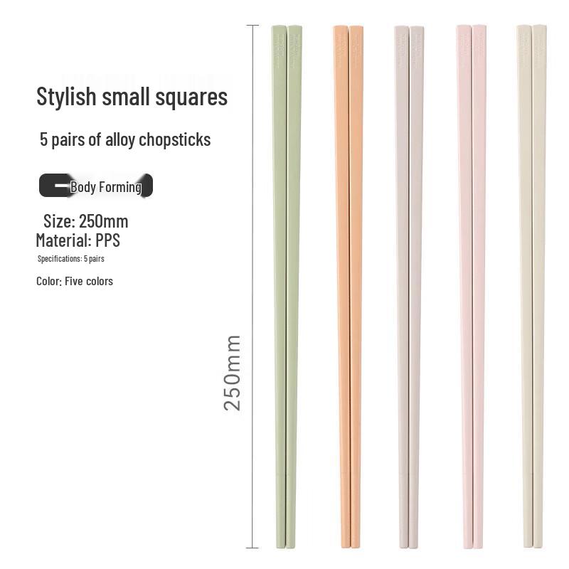 Ru Han Fashion Non-Slip Alloy Chopsticks
Ru Han Fashion Non-Slip Alloy Chopsticks