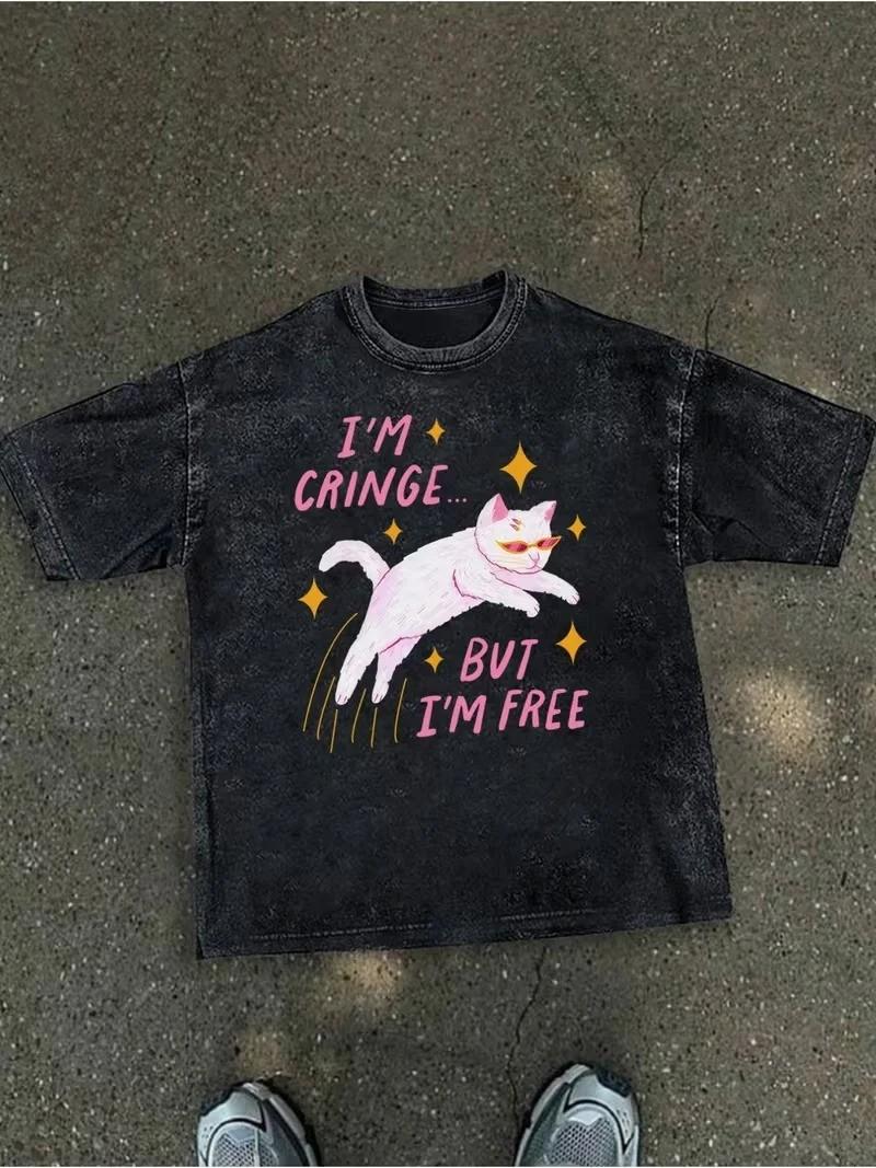 Vintage Funny Sad Cat Meme Pattern Unisex Womens Washed T Shirt Meme Yk Streetwear Cotton Tee Unisex Summer Harajuku ONeck Top S
Vintage Funny Sad Cat Meme Pattern Unisex Womens Washed T Shirt Meme Yk Streetwear Cotton Tee Unisex Summer Harajuku ONeck Top S