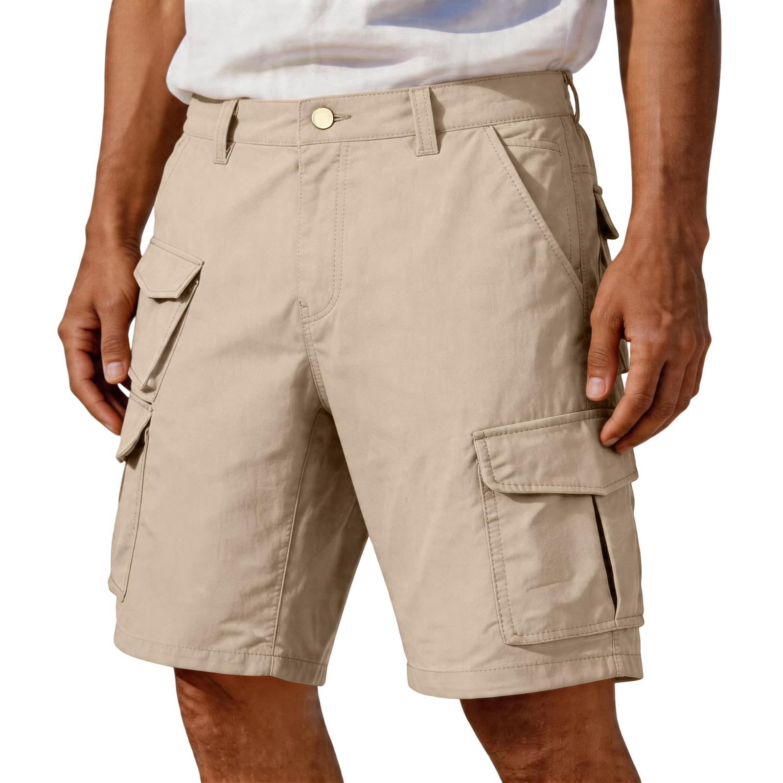 Men Cargo Shorts Cotton Relaxed Fit Multi Pocket Outdoor Utility Shorts with Button and Zipper Closure for Daily Wear XL хаки
Men Cargo Shorts Cotton Relaxed Fit Multi Pocket Outdoor Utility Shorts with Button and Zipper Closure for Daily Wear XL хаки