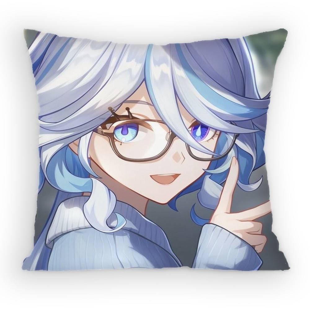 Hydro Archon of Fontaine Furina Pillow Case Antidustmite Pillowcase Invisible zipper silky short plush Sofa cushion cover 30x30 cm
Hydro Archon of Fontaine Furina Pillow Case Antidustmite Pillowcase Invisible zipper silky short plush Sofa cushion cover 30x30 cm
