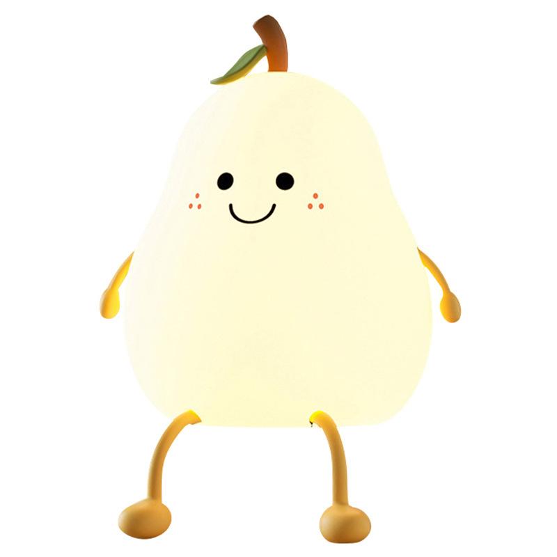 Cute Pear Night Light with Timer Dimmable Kids Nursery Pear Lamps USB Rechargeable Night Lamp for Bedroom Type A
Cute Pear Night Light with Timer Dimmable Kids Nursery Pear Lamps USB Rechargeable Night Lamp for Bedroom Type A