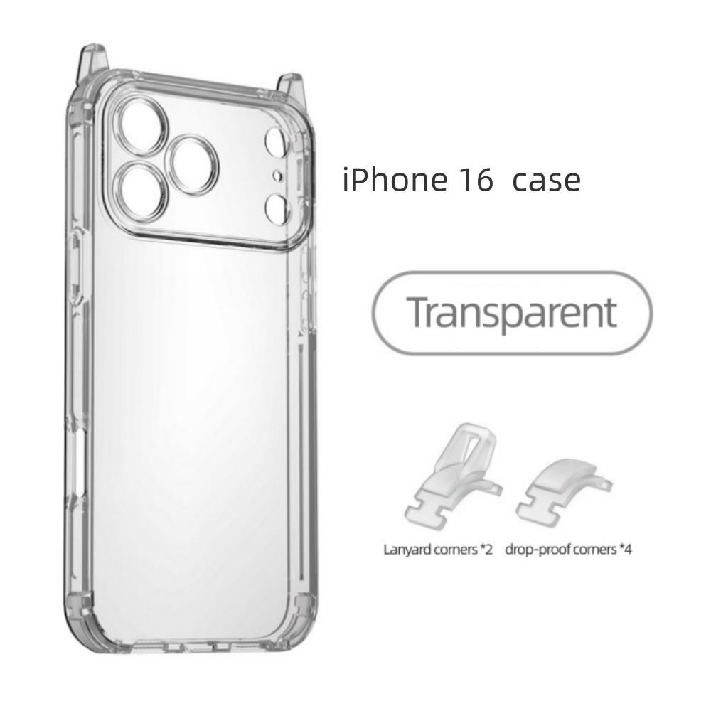 Phone Case ArmorLoop Transparent TPU Detachable Corner Bumpers Cross-body Strap for iPhone 16/17, iPhone16, iPhone17 прозрачный
Phone Case ArmorLoop Transparent TPU Detachable Corner Bumpers Cross-body Strap for iPhone 16/17, iPhone16, iPhone17 прозрачный
