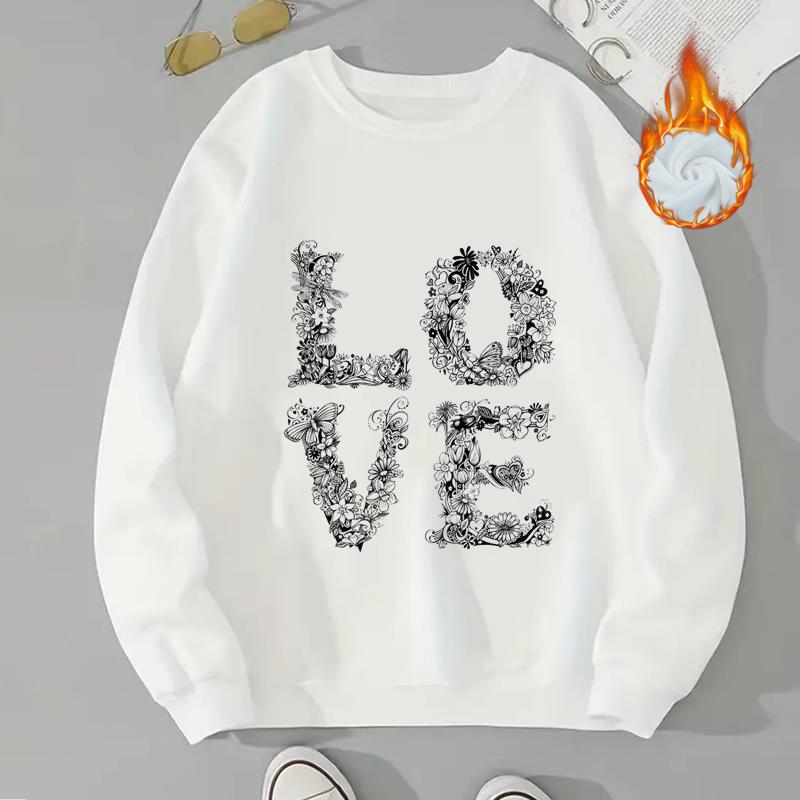 (Asian Size) Women Love Sweet Trend Cute Fashion Casual Pullovers Fleece Clothes Print Fall Autumn Winter Lady Spring Graphic Sweatshirts
(Asian Size) Women Love Sweet Trend Cute Fashion Casual Pullovers Fleece Clothes Print Fall Autumn Winter Lady Spring Graphic Sweatshirts