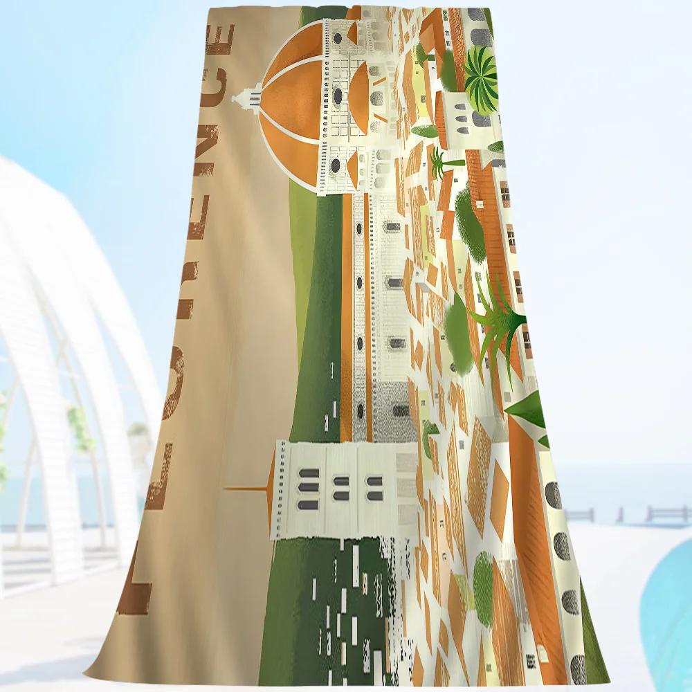 Tourist City Big Microfiber Beach Towels Quick Dry Towel Sand Beach Towels Pool Towel For Travel Swim Pool Yoga W40*H60(CM)
Tourist City Big Microfiber Beach Towels Quick Dry Towel Sand Beach Towels Pool Towel For Travel Swim Pool Yoga W40*H60(CM)