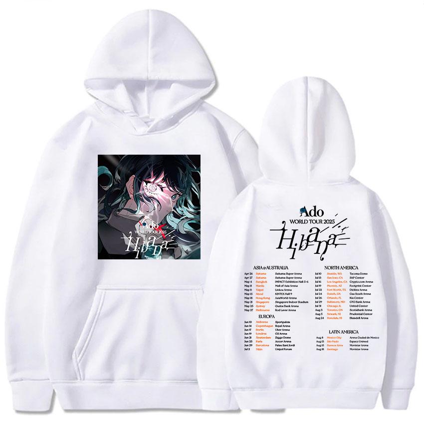 Японська співачка Адо Світове турне 2025 Толстовки Графічний одяг Довгий рукав Вільні світшоти Жіночий вуличний одяг S білий
Японська співачка Адо Світове турне 2025 Толстовки Графічний одяг Довгий рукав Вільні світшоти Жіночий вуличний одяг S білий