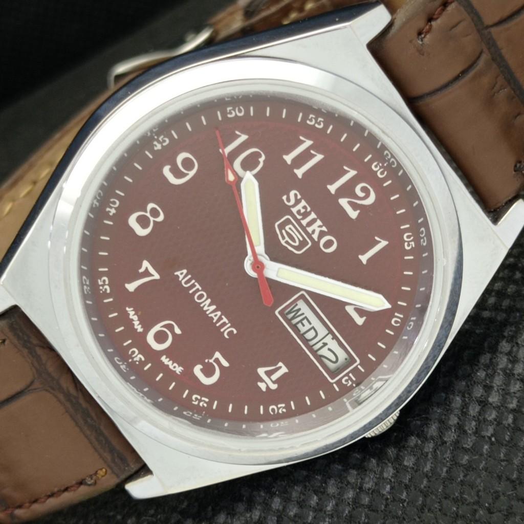 REFURBISHED VINTAGE SEIKO 5 AUTO 6309A JAPAN MENS MAROON WATCH 595a-a312279-2 SKU595a-a312279
REFURBISHED VINTAGE SEIKO 5 AUTO 6309A JAPAN MENS MAROON WATCH 595a-a312279-2 SKU595a-a312279