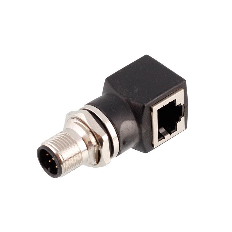 Industrial 4Pin 8 Pin to RJ45 Network Ethernet Rail Transit Signal Adapter M12 Aviator Connector D-coded 8Pin X Buckle Coding 4Pin D type
Industrial 4Pin 8 Pin to RJ45 Network Ethernet Rail Transit Signal Adapter M12 Aviator Connector D-coded 8Pin X Buckle Coding 4Pin D type