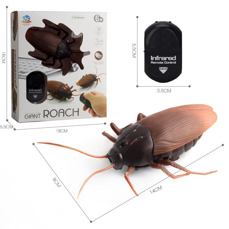 Novelty Funny Simulation Insect Electronic Toys Infrared Remote Control Electric Cockroach Spider Centipede Prank Scare Toys
Novelty Funny Simulation Insect Electronic Toys Infrared Remote Control Electric Cockroach Spider Centipede Prank Scare Toys