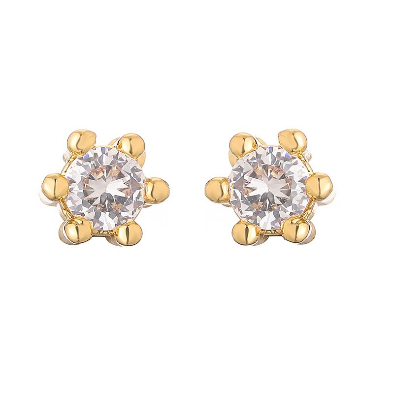 HECHENG,Stud Earrings for women 18K Gold Plated Fine Zircon brincos Accessories
HECHENG,Stud Earrings for women 18K Gold Plated Fine Zircon brincos Accessories