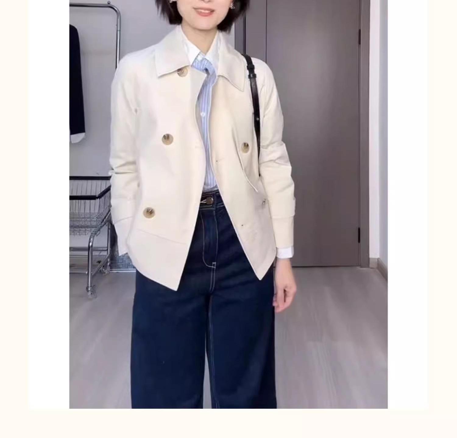 Предпродажа 2025: Европейский стиль Весеннее женское маленькое короткое белое тренчкот - Элегантность для通勤 L белый
Предпродажа 2025: Европейский стиль Весеннее женское маленькое короткое белое тренчкот - Элегантность для通勤 L белый