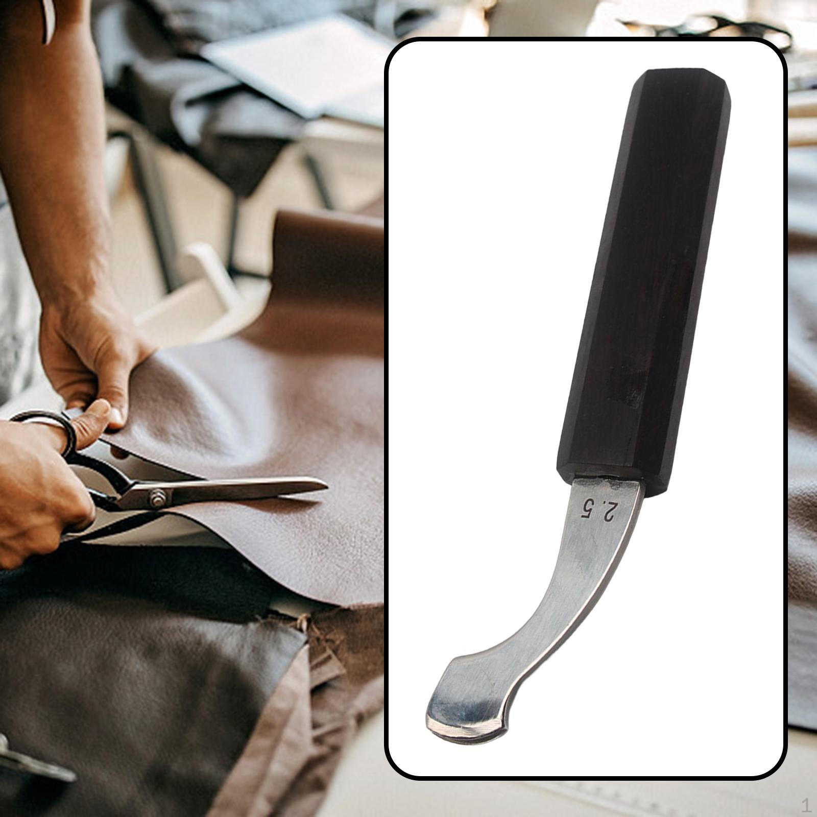 Leather Edge Creaser Creasing Tool 1.0mm, 1.5mm, 2.0mm, 2.5mm Stitching Groover Skiving Edger 2.5mm
Leather Edge Creaser Creasing Tool 1.0mm, 1.5mm, 2.0mm, 2.5mm Stitching Groover Skiving Edger 2.5mm